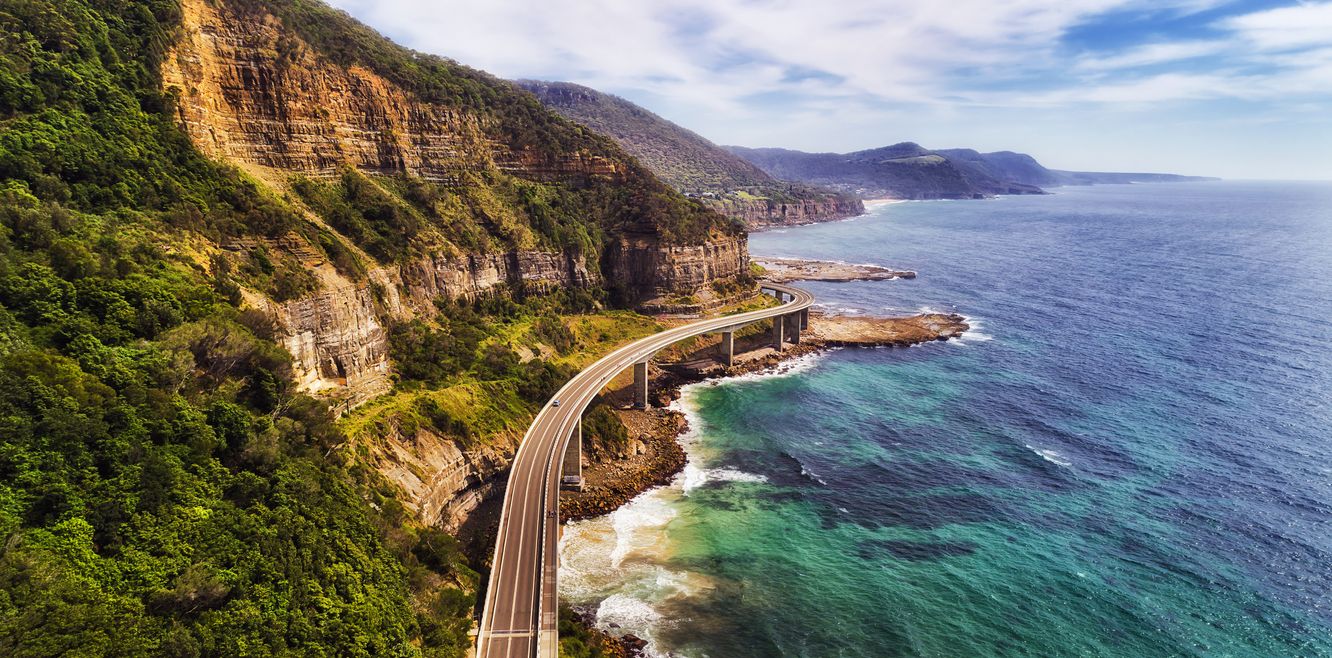 The Grand Pacific drive in New South Wales.