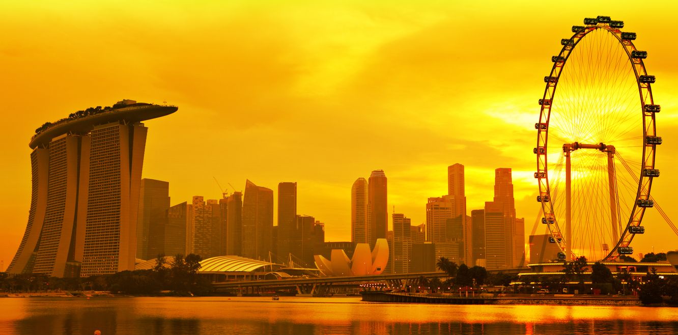 Sunset in Singapore