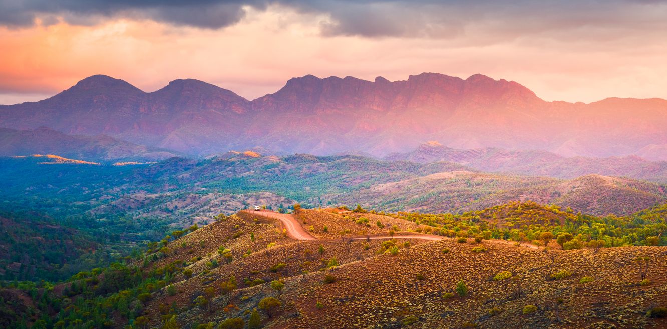 Beautiful light over the Flinders Ranges