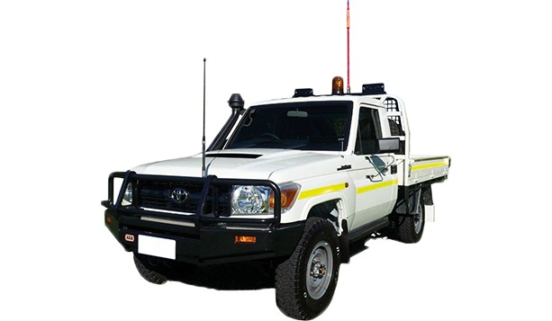 Mine Equipped Toyota Landcruiser Single Cab